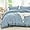 09 - Grayish Blue, variant on Queen Comforter Set with Sheets Grayish Blue -7 Pieces Boho Tassel Bed in a Bag Soft Lightweight Bedding Sets, All Season Fringe Bed Set with Comforter, Sheets, Pillowcases & Shams