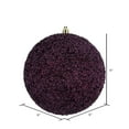 thumbnail image 5 of Vickerman 6" Berry Red Beaded Ball Ornament, 4 per Bag, 5 of 5