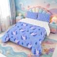thumbnail image 2 of Manfei Ocean Axolotl Full Size Comforter Sets,Underwater Amphibian Bedding Comforter Set,Reversible,3-Piece,1 Comforter and 2 Pillowcases, 2 of 7