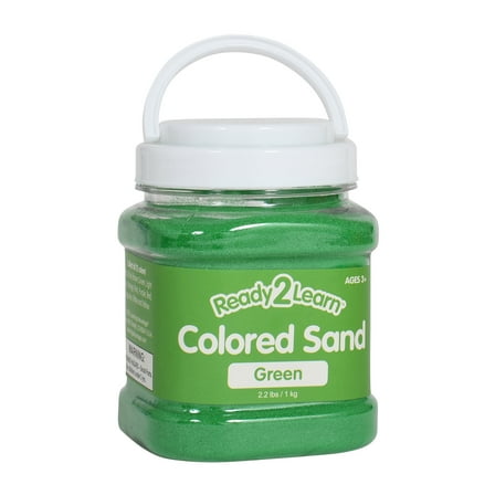 READY 2 LEARN Colored Sand - Green - 2.2 Pounds