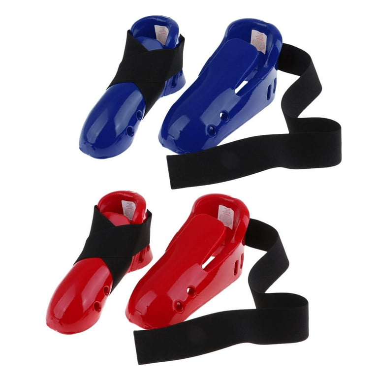 Kids Taekwondo Karate Sparring Foot Gear Sparring Shoes Blue