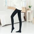thumbnail image 6 of UAMVSH Tights for Women Fleece Lined Thermal Stretch Stocking Winter Warm Thick High Waist Leggings, 6 of 7