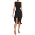 thumbnail image 1 of HAHDAXIA Eleagnt Women 's Backless Mesh Midi Bodycon Dresses Irregular Ruffle Hem Mermaid Fishtail Tank Dress, 1 of 4
