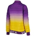 thumbnail image 3 of Women's The Wild Collective Purple/Gold Minnesota Vikings Color Block Full-Zip Puffer Jacket, 3 of 4