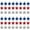 Blue 4PCS, variant on 12/24/48/72Pcs 4th of July Star Small ornaments for Tree Farmhouse Independence Day Star Hanging ornaments Blue Red Mini Tree ornaments for Home Gift Kitchen Decorations