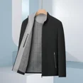 thumbnail image 2 of Ropa Chaqueta de hombre con cuello alto de seda de leche 2024 Otoño Chaqueta ligera de negocios Nuevos productos, 2 of 4