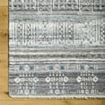 thumbnail image 6 of Hauteloom Danny Recycled Material Living Room, Bedroom Area Rug - Southwestern - White, Black, Silver Gray - 9' x 12', 6 of 6