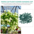 thumbnail image 4 of ifundom Greenhouse Hanger Clips, Green PP Plastic, Compact Lightweight Design, 100 Sets for Gardening and Plant Support, 4 of 6