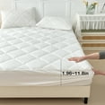 thumbnail image 4 of Gifts Dianli Waterproof Bedspread Protector Mattress Sweatproof Sheet Polyester Laminated Foam 360° Wrap Design Professionally Stitched Edges Multiple Colors 150x200cm Christmas Gift, 4 of 6