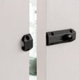 thumbnail image 4 of 1 pestillo de seguridad con perno de latón puro y grueso, pestillo de puerta resistente, negro, 4 of 5