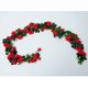 thumbnail image 4 of Guirnalda de vid de rosa artificial de 24 cabezas, decoración de folar para fiesta de boda, tela de seda, guirnalda de rosas falsas, rojo Methold HA6560-03B, 4 of 6