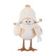 thumbnail image 2 of Adorno de pájaro LED iluminado, decoración de mesa, regalo, adorno de Navidad, estatua de adorno de escritorio para mesa, suministros para fiestas Sombrero redondo blanco Macarena Figura de escritorio, 2 of 8