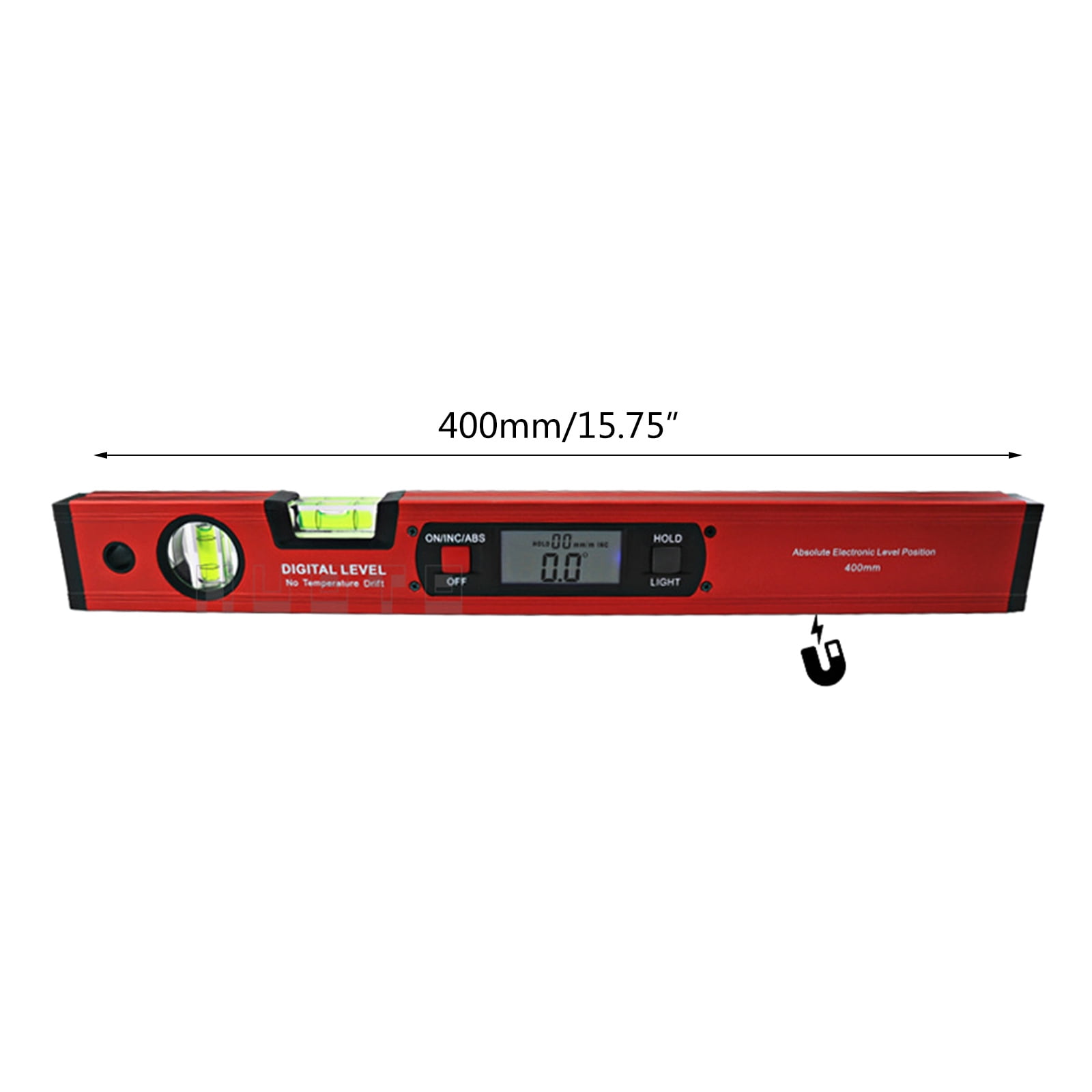 Compact Torpedo Level Protractor for Construction Carpenter Craftsman Accurate