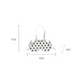 thumbnail image 2 of Uobin Everyday Minimalist Polka Shoulder Tote Lightweight Comfortable Carryall For Summer Commute And Travel, 2 of 3