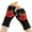 Red, variant on Women's Fingerless Gloves Knitted Flower Winter Glove Half Finger Warm Mittens Handmade Embroidery Red One Size