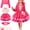 Pink, variant on Satmonnus G'irls Pink Princess Dress Costumes, K'ids Pink Costume Contains Coat, Dress, Waist Belt, Heart Bag & Chain for Cosplay, Halloween Christmas Birthday Cosplay Party
