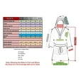 thumbnail image 6 of Women’s 100% Terry Cotton Bathrobe Toweling Dressing Gown Robe Two Tone CharGray, 6 of 6