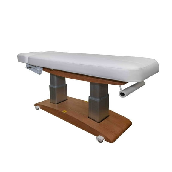 Spa Luxe Woody Dual Tower Electric Spa Bed - Silver Fox 2259  Plush