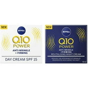 Nivea Q10 SPF 15 Anti-Wrinkle Face Day Cream Plus Face Night Cream, 50 ml