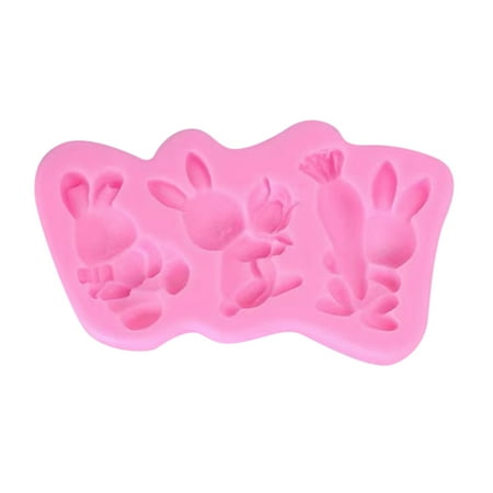 

BMForward Easter Bunny DIY Chocolate Cake Baking Tool Silicone Molds