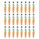 thumbnail image 2 of 24pcs Beard Ornaments Small Carrot Shape Beard Clips Easter Hanging Decors, 2 of 2