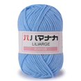 thumbnail image 1 of Hilo de tejer de algodón de leche suave de 25g, hilo de algodón de 4 capas para tejer antibolitas de alta calidad para bufanda de ganchillo, suéter, sombrero, muñeca artesanal Dengxun unisex, 1 of 2