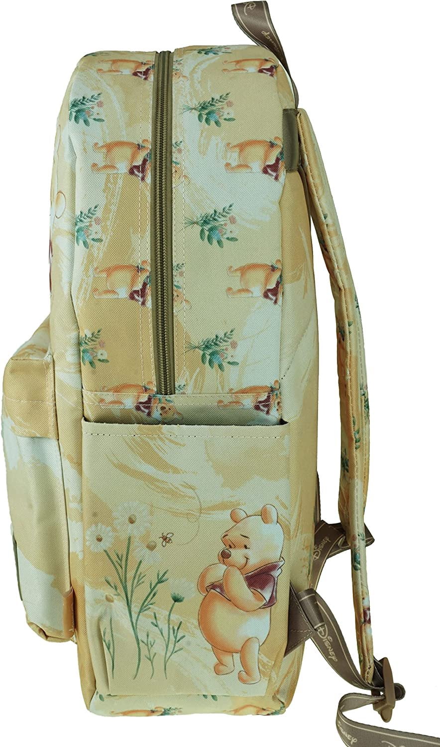 Disney Winnie The Pooh Backpack 17" with Laptop Compartment for School, Travel, and Work