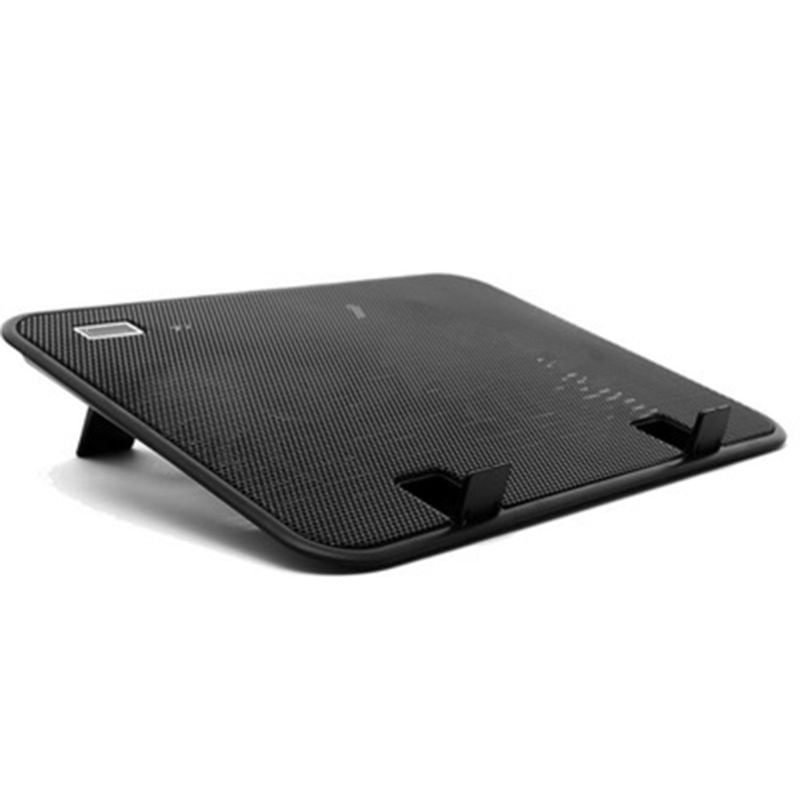 HGYCPP Metal Panel Dual Fan Notebook Cooler Silent Laptop Cooling Pad