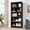Black 5-Layer, variant on Panapinka Tall Bookcase with Doors & Adjustable Shelves, Farmhouse Display Storage Bookshelf Home Decor with Anti-Tip for Home Office, Library, Study, Living Room