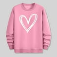 thumbnail image 5 of Timegard Valentines Sweatshirts for Men Print Loose Lightweight Long Sleeve Crewneck Pullover Tops S-3xl, 5 of 6