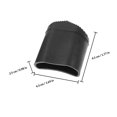thumbnail image 2 of Raindrops 2pcs Ladder Anti Slip Pad Black Silicone Enhanced Safety for Office Use, 2 of 8