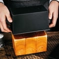 thumbnail image 4 of Bread Pan with Non Stick Lid Rectangular Cake Pan Toast Cake Making Mold Baking Tools, 4 of 6