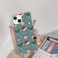 thumbnail image 2 of Xmas Reindeer Case Compatible with iPhone 14 Plus,Aesthetic Art Design TPU Bumper Cover Case, 2 of 5