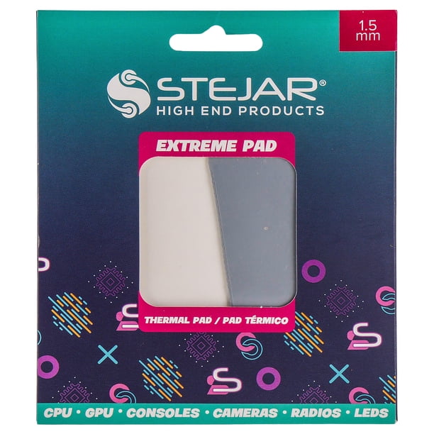 Pad térmico SteJar 95 x 45 x 0,5 mm 12,8 W/mK para CPU, GPU, PS5