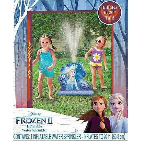 Disney Frozen 2 Inflatable Water Sprinkler, 2ft, Blue