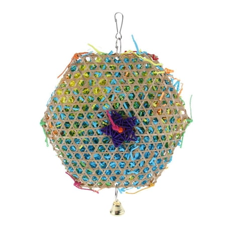 Parakeet Parrotlet Macaw African Grey Lovebird Foraging Toy Cage Decor
