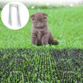 thumbnail image 2 of Alfombrilla Para Gatos, 24 Unidades, 7,9 X 5,9 Pulgadas, Alfombrilla Repelente De Gatos Con 12 Pinchos En Forma De U Y 20 Lazos Verdes, Almohadilla Flexible Con Pinchos Para Gatos Para Cerca Del Hogar Muyoka Hogar, 2 of 7