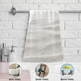 thumbnail image 5 of Starfish Beach Summer Kitchen Hand Towels, Coast Sandy Sunday Fingertip Bath Towels Ultra Soft and Absorbent, Decorative Face Towels Dish Washcloths, 2 PCS, 28.3"x 14.4", 5 of 5