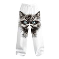 thumbnail image 4 of Dolkfu Pants Men Loose Fit Drawstring Pants Graphic Lounge Novelty Trouser Mens M, 4 of 5