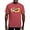 Crimson Red, variant on - Beans Fart Fuel T Shirt - Mens Comfort Colors Shirt