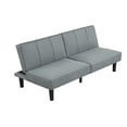 thumbnail image 5 of Mainstays 66" Studio Futon, Gray Linen Upholstery, 5 of 13