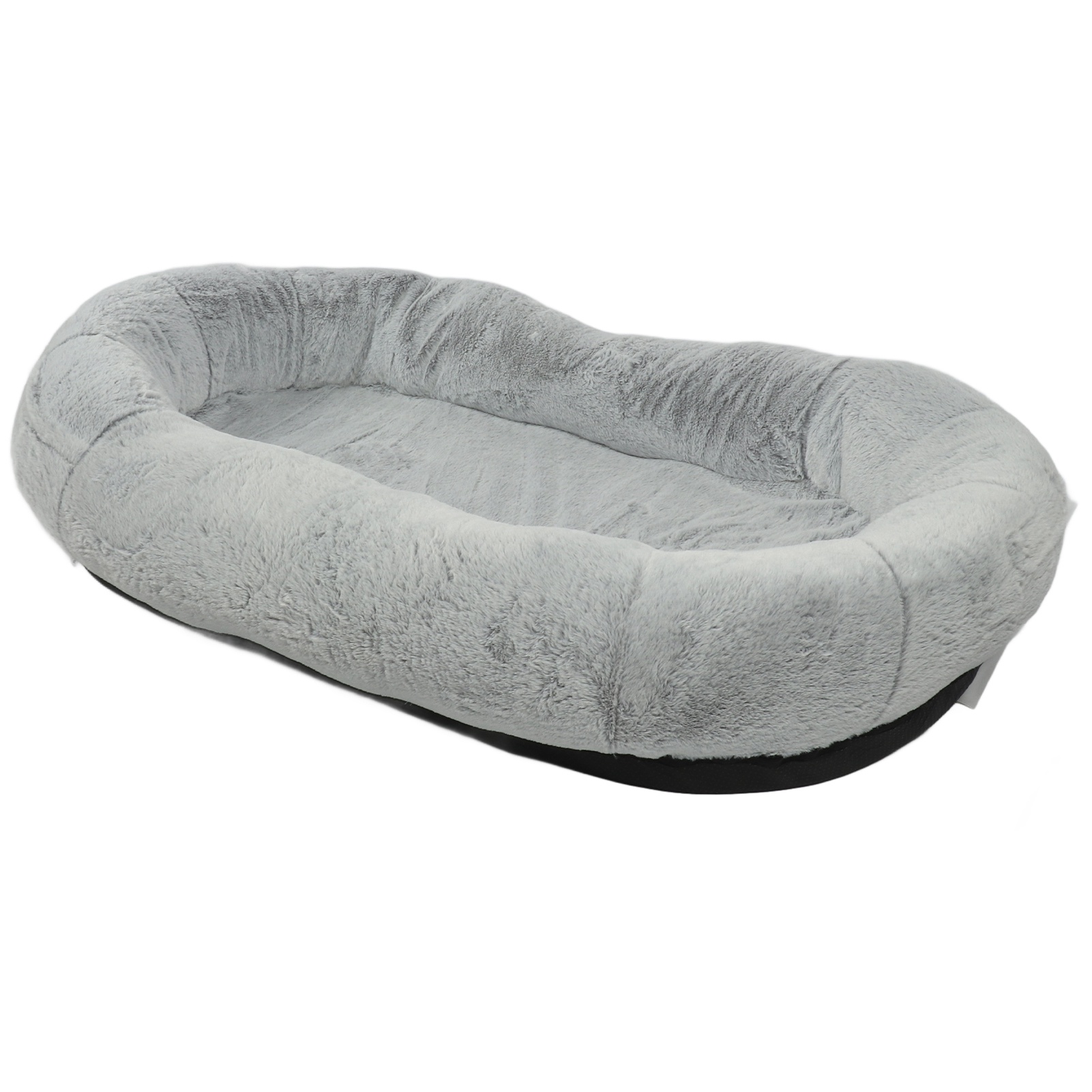 Large Human Dog Bed,Human Dog Bed, Dog Bed for Humans, Human Size Dog Bed,  Removable Washable Cover Soft Prevent Slip Human Sized Dog Bed with Pocket Gradient Gray