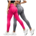 thumbnail image 2 of Sopiago 3D Anti Cellulite Compression Leggings Butt Lifting Legging for Women High Waist Metabolic Boost Yoga Workout Leggings for Women,Pack of 2, 2 of 4