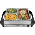 thumbnail image 2 of Chefman 3 Pan Electric Buffet Server Plus Warming Tray with Temperature Controls, 2 of 6