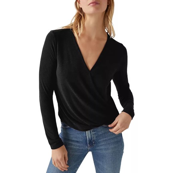 Michael Stars womens  Janet Top, xs, Black
