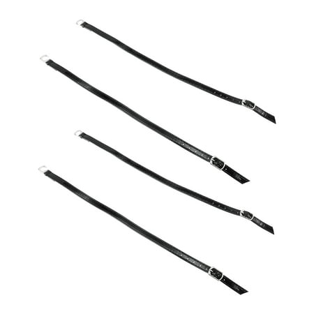 

Rosarivae 2 Pairs Adjustable Shoes Laces High Heel Bungee Black High Heel Belt with Buckle