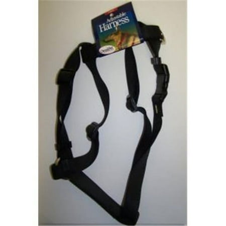UPC: 0024764171004 | Omni Pet 445-17100 Omni Pet No.17L-BK Adjustable Nylon Harness 16-26 in Large Color Black