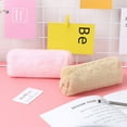 thumbnail image 5 of Matoen Pencil Case Plush Pencil Pouch Cute Pen Bag Stationery Storage for Teen Student College Office Adults - Pink, 5 of 5