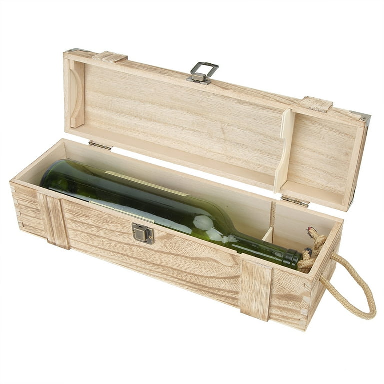 Retro Vintage Wine Storage Box, Wooden Portable Liquor Bottle Box, Gift For  Wedding, Anniversary Birthday Party Housewarming