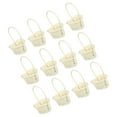 thumbnail image 2 of 12 Uds cestas de flores de boda cesta de flores elegante cesta de flores de mano cesta tejida decorativa, 2 of 7